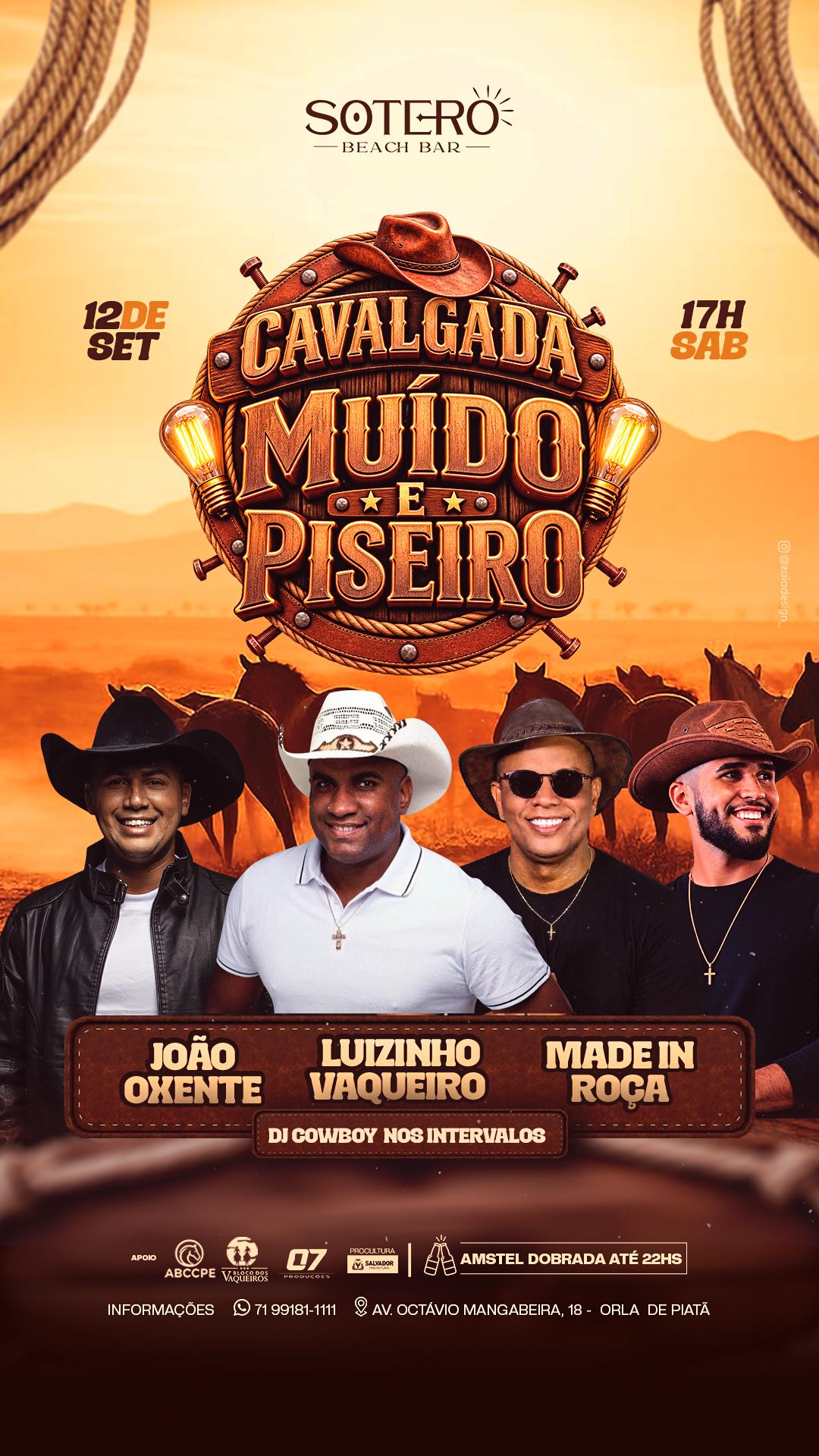 Cavalgada, Miúdo e Piseiro Sotero
