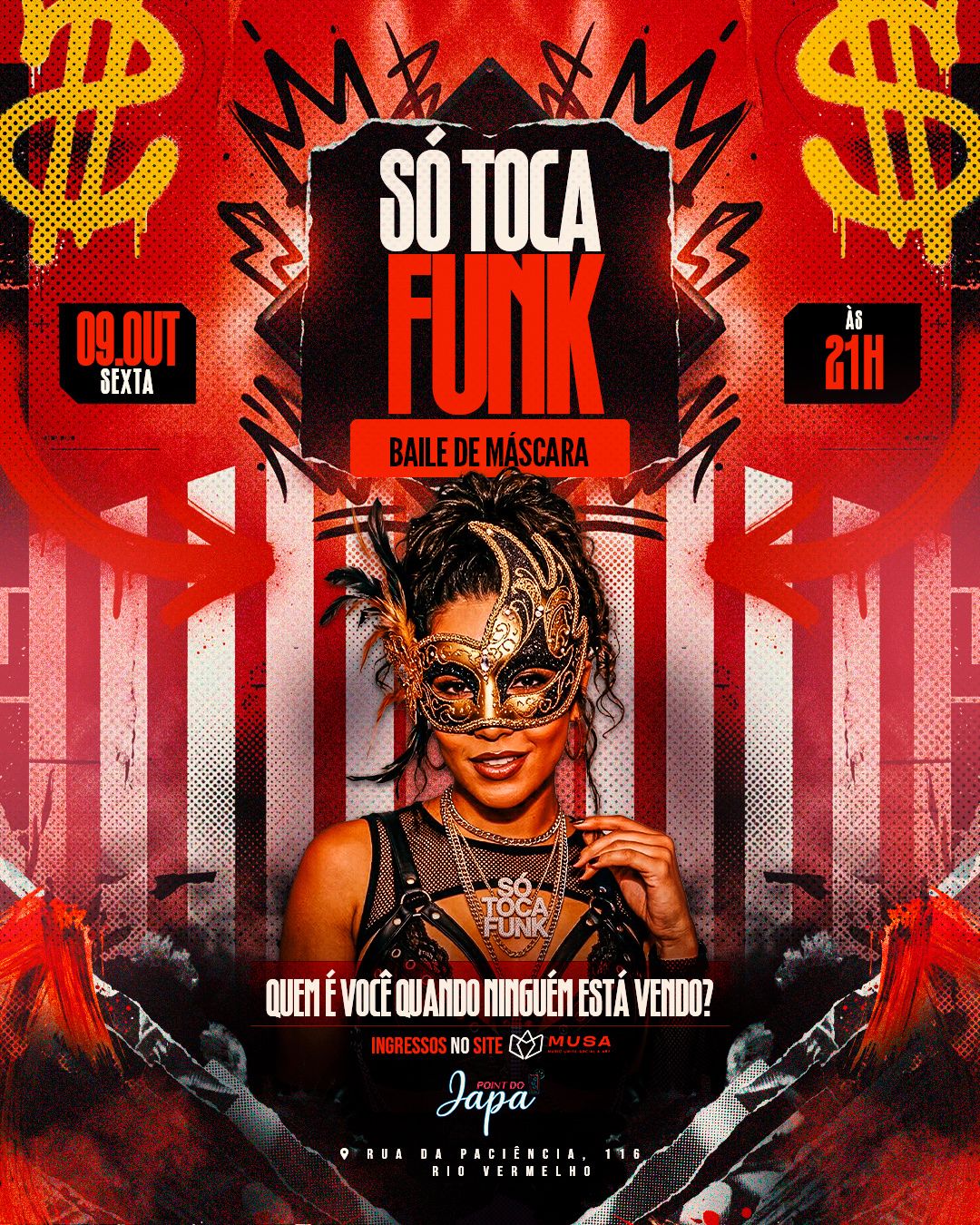 SÓ TOCA FUNK - BAILE DE MÁSCARA